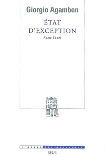 Etat d'exception: Homo sacer, II, 1