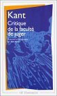 Critique de la faculte de juger