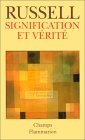 Signification et verite
