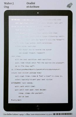 Oralité et écriture
