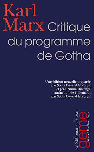 Critique du Programme de Gotha