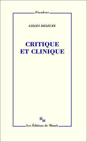 Critique et clinique