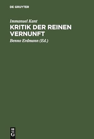 Kritik der reinen Vernunft