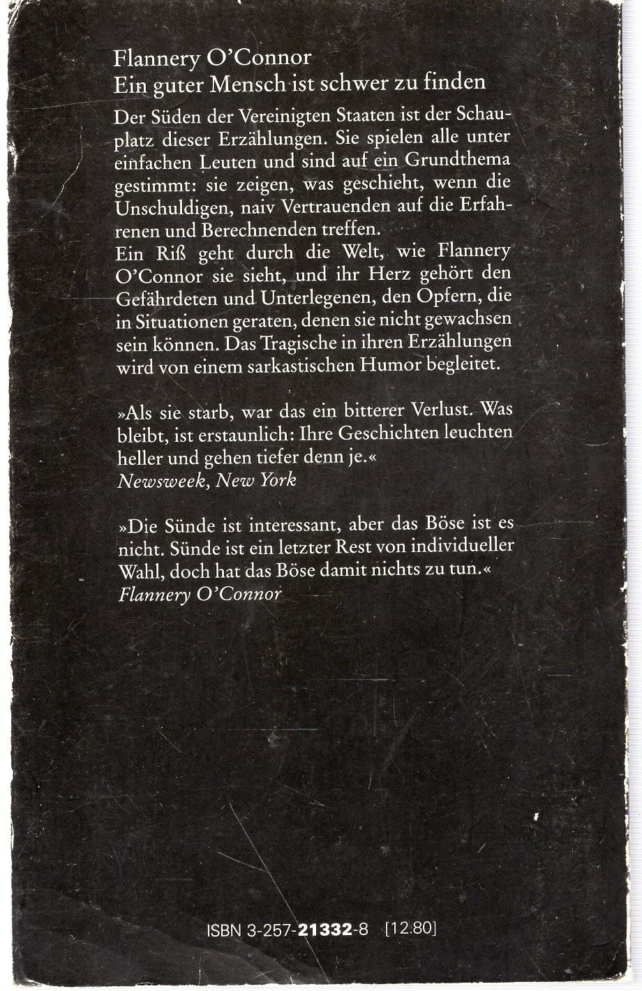 Ein Guter Mensch Ist Schwer Zu Finden