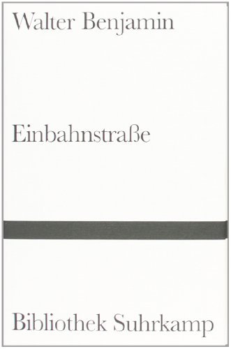 Bibliothek Suhrkamp, Bd.27, Einbahnstraße