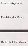 Idee der Prosa.