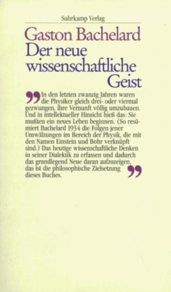 Der neue wissenschaftliche Geist.