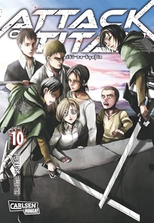 Attack on Titan 10: Atemberaubende Fantasy-Action im Kampf gegen grauenhafte Titanen