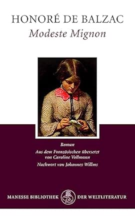 Modeste Mignon: Roman