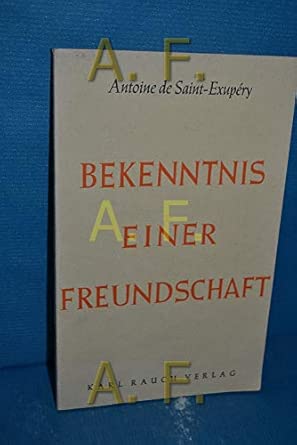 Bekenntnis einer Freundschaft