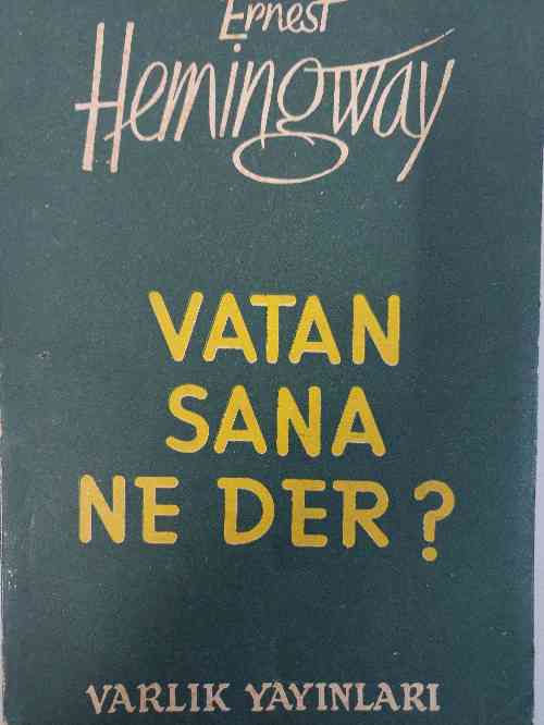 VATAN SANA NE DER?