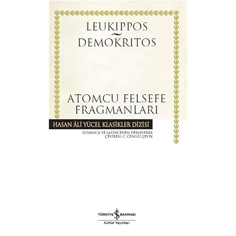 Atomcu Felsefe Fragmanları Ciltli Hasan Ali Yücel Klasikler