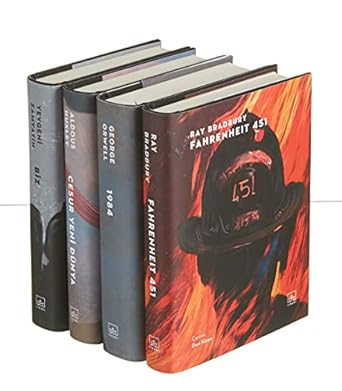 Kara Dörtleme Kutu Set : Biz, Cesur Yeni Dünya, 1984, Fahrenheit 451