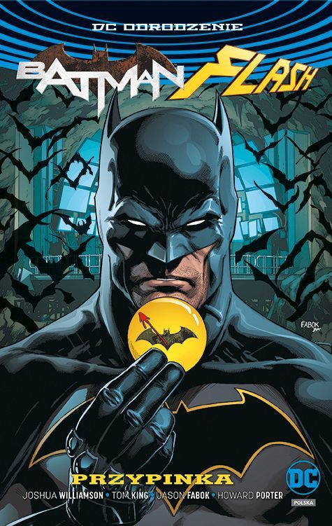 Batman/Flash. Przypinka