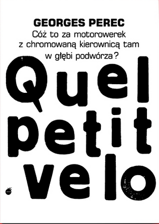 Cóż to za motorowerek z chromowaną kierownicą tam w głębi podwórza?