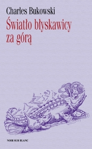 Światło błyskawicy za górą