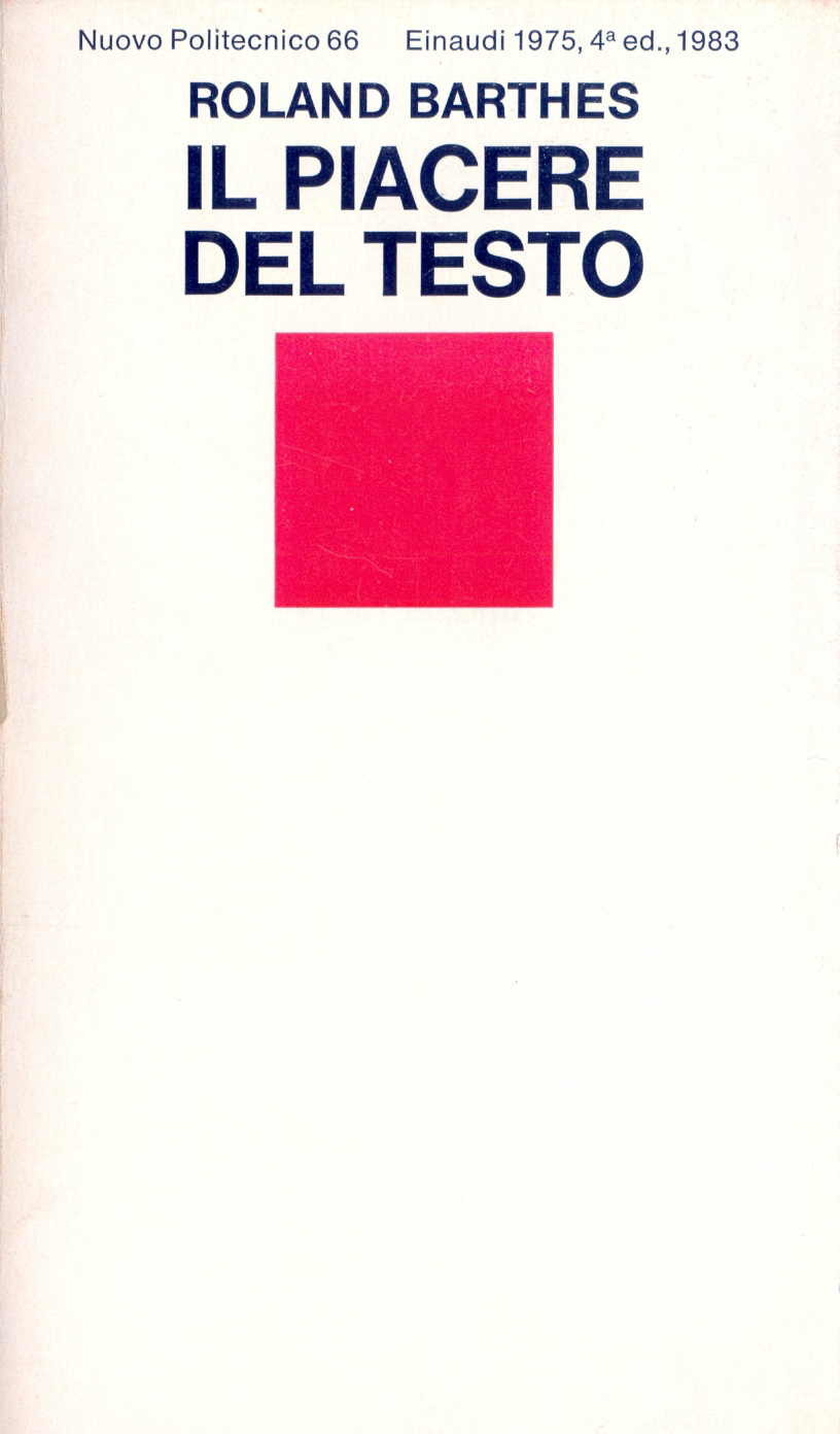 Il piacere del testo