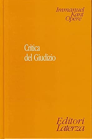 Critica del giudizio