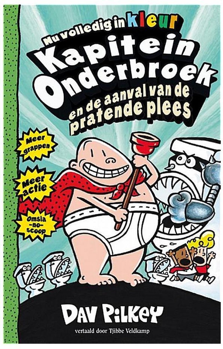 Kapitein onderbroek en de aanval van de pratende plees