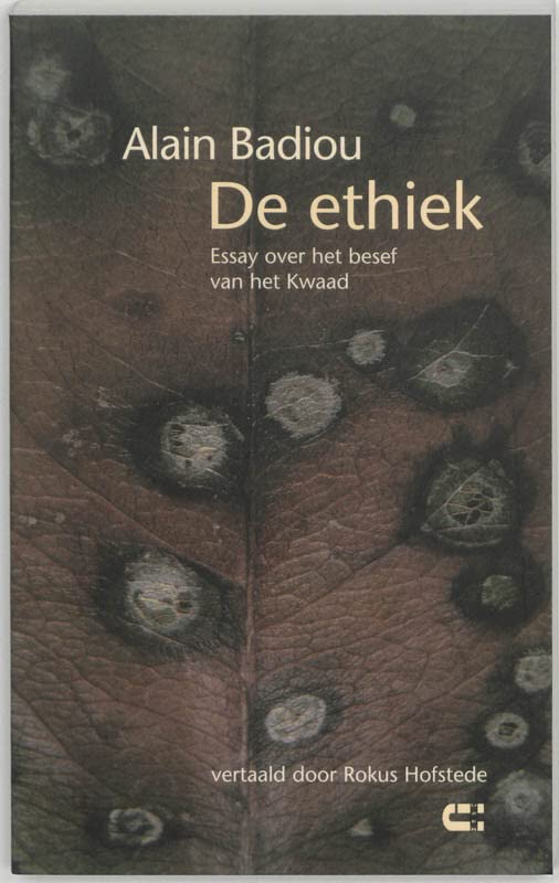 De ethiek: Essay over het besef van het Kwaad