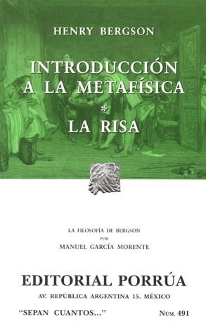 Introducción a la Metafísica. La Risa.