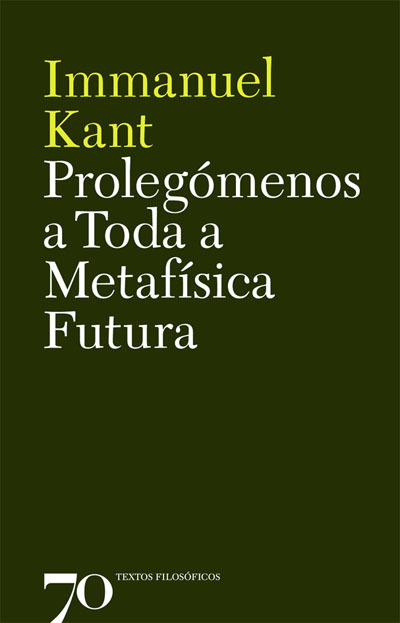 Prolegomenos A Toda A Metafisica Futura