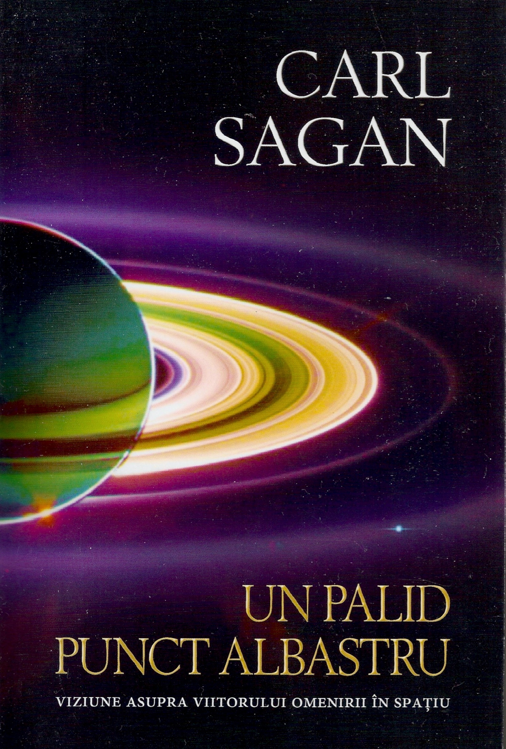 Un palid punct albastru