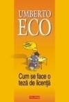 Cum se face o teză de licenţă. Disciplinele umaniste