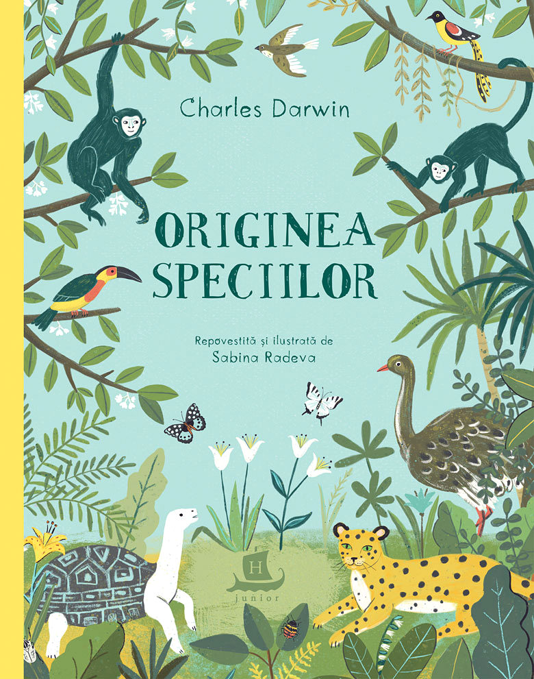 Originea speciilor, repovestită și ilustrată de Sabina Radeva