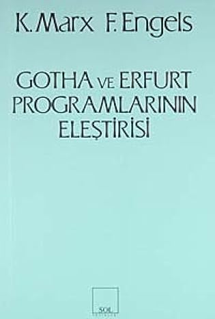 Gotha ve erfurt programlarinin eleş.
