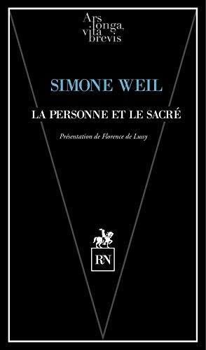 LA personne et le sacré