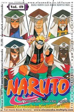 Naruto Vol. 49: Pertemuan Lima Kage Dimulai!!