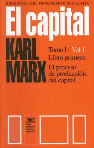 El capital, vol. 1. El proceso de producción del capital.