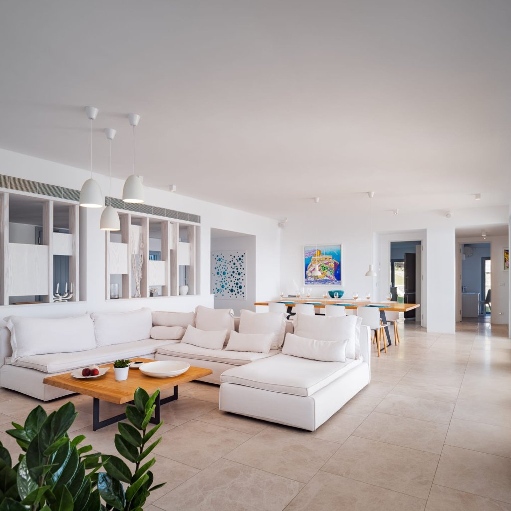 Living Room & Dining Area