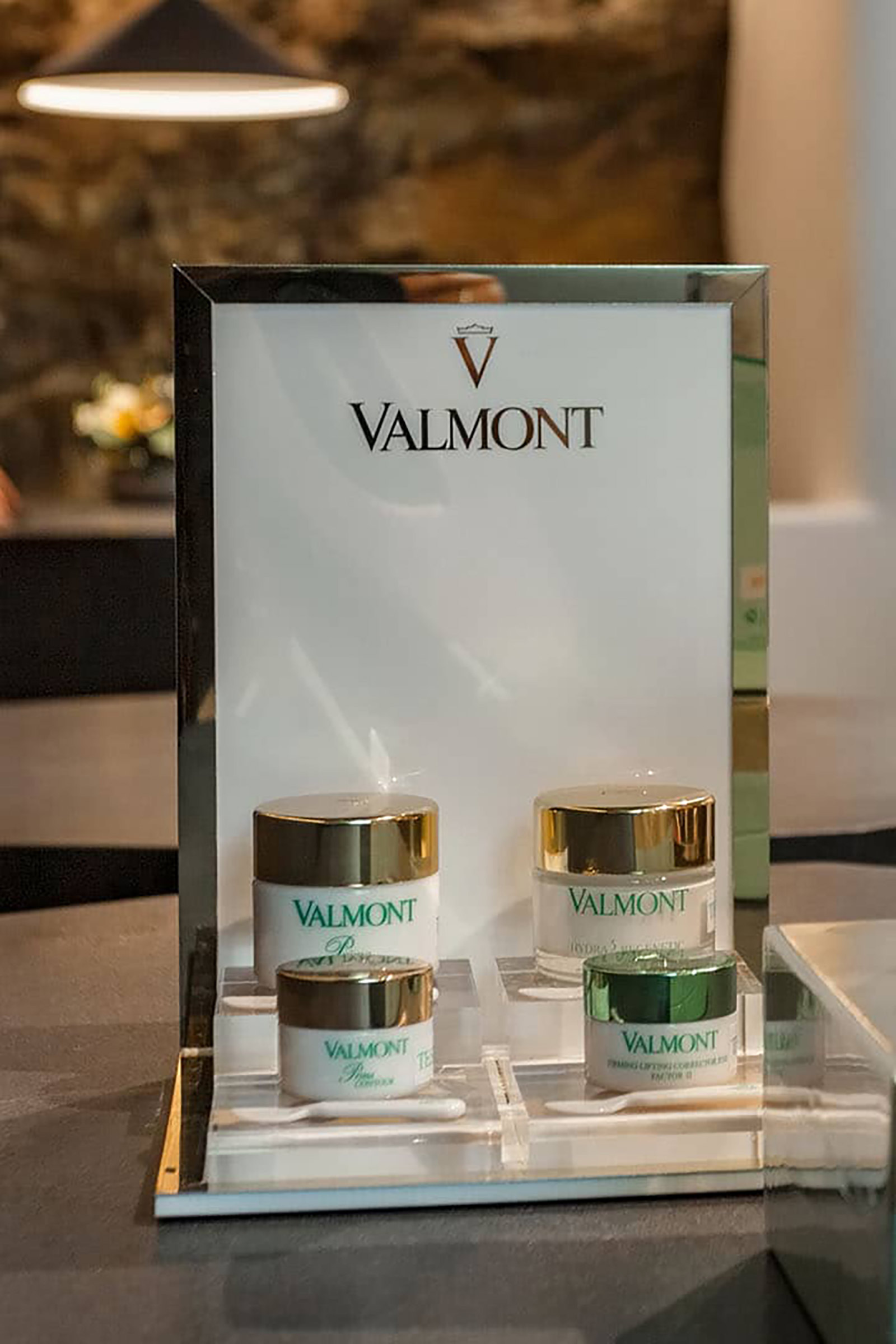 Boasting two spacious spa suites from where you can enjoy Valmont facials, massages and beauty treatments, this oasis is a must-visit.

Designed by world-renowned spa experts Valmont, each unique treatment combines the wisdom of traditional holistic therapies with the scientific power of the purest natural ingredients. This Mykonos town spa experience is results-focused, tailored to your specific needs helping you achieve naturally beautiful skin and a renewed sense of inner calm. The Valmont Spa is also open to non-hotel guests. - Image