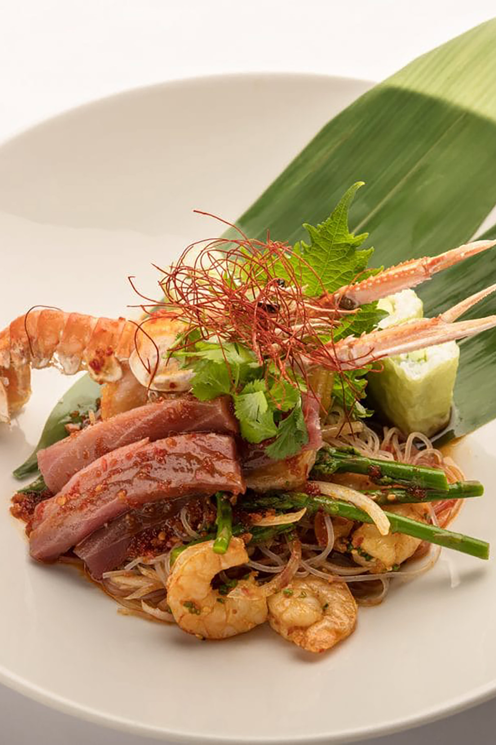 Delivers an upscale dining experience of Greek and Mediterranean cuisine, always staying in touch with the Asian superiority of sushi and cold, fresh-fish creations. - Image