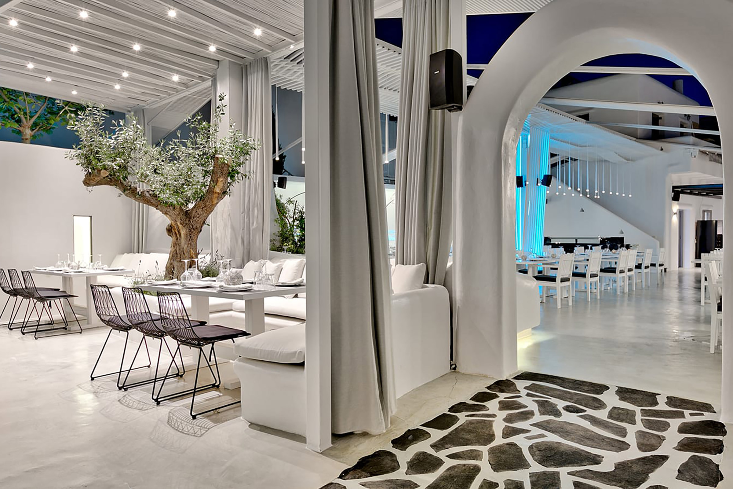 Just a breath away from picturesque Little Venice and nestled in a beautiful, spacious garden, the restaurant is designed to resemble a contemporary and futuristic version of a corsair’s ship - Secondary Image