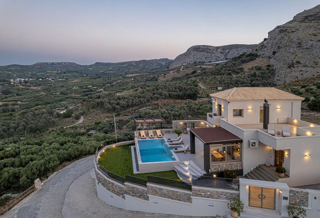 The area around the villa