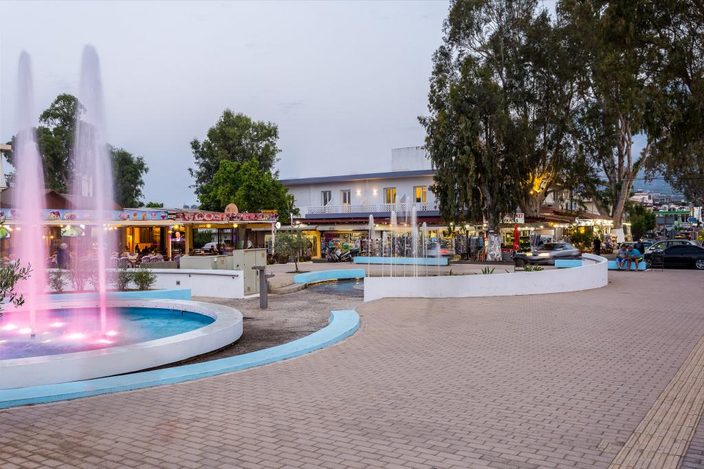 The Main Square Of Georgioupolis