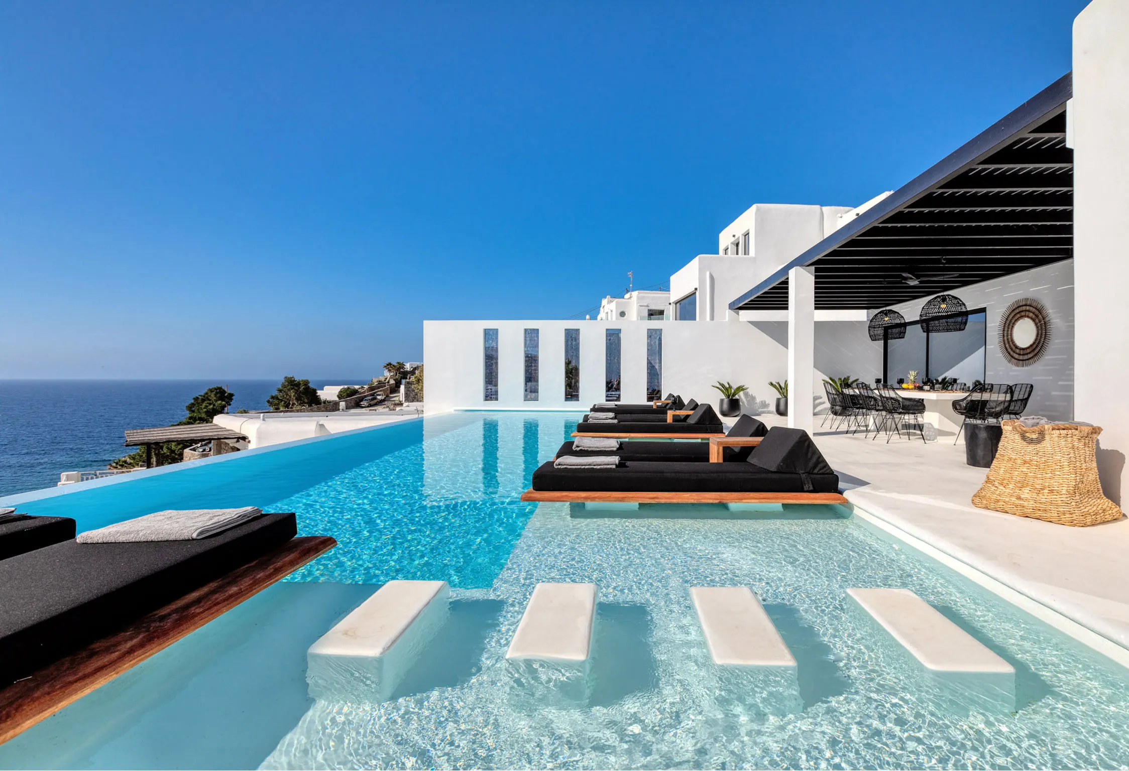 Psarou Black Villa II, Mykonos, Greece