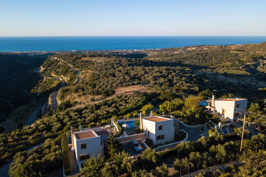 The area around the villa
