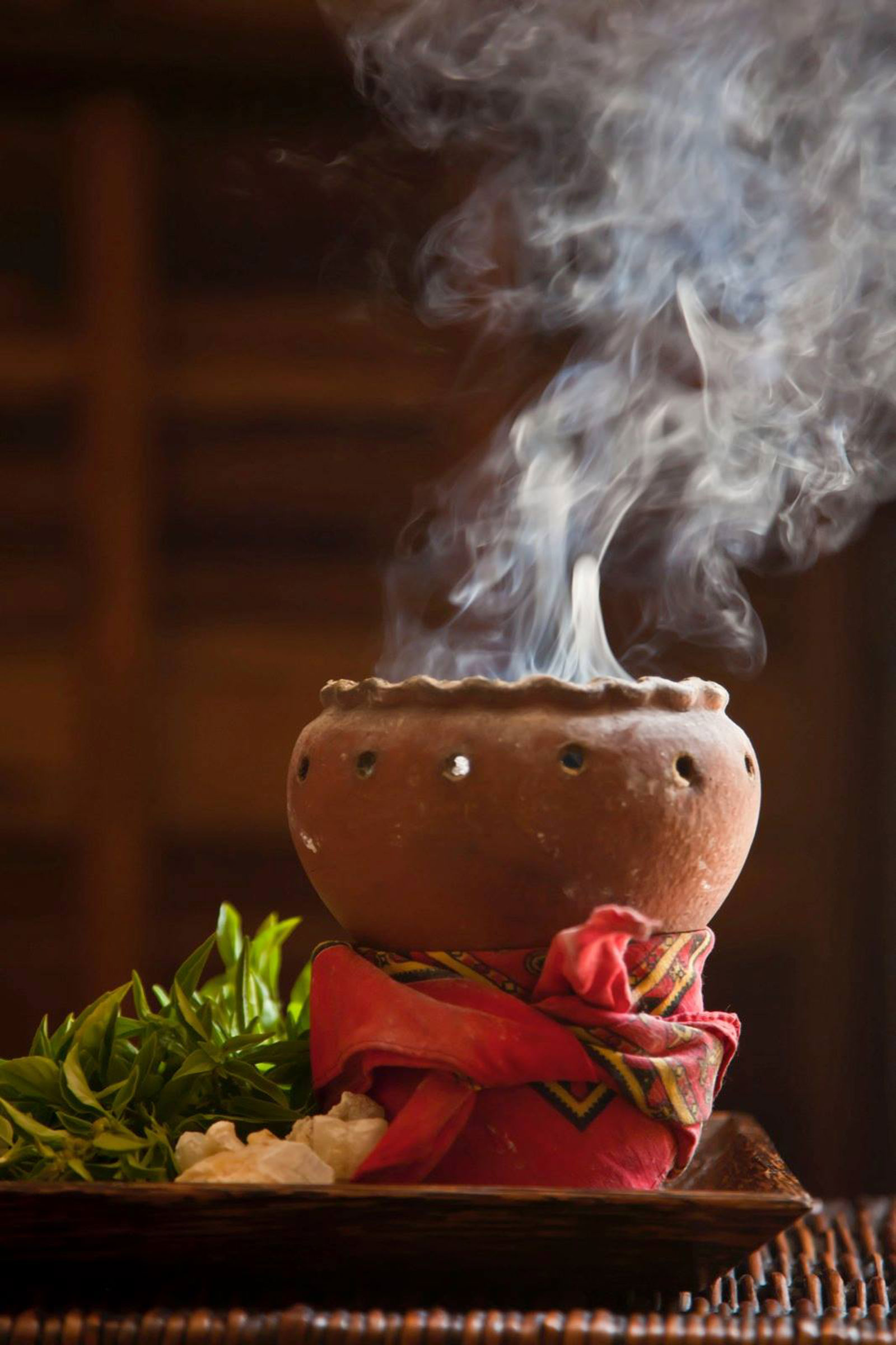 Traditional indigenous treatments, energy healing, deep muscle relaxation techniques, herbal and flower baths prepared in our custom made copper tubs are just some of the therapies you will experience by the finest professionals from Mexico and around the world. - Image