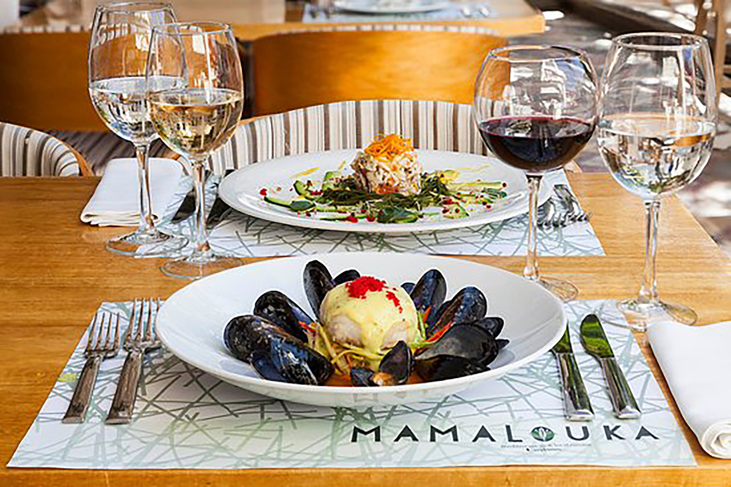 Seafood and meat lovers are destined to find their own personal favourite dish in the menu that will surely satisfy all palates. From morning to night, the atmospheric patio is ideal for casual-chic dining experiences accompanied by fine wine labels in a fun and relaxing environment. - Secondary Image