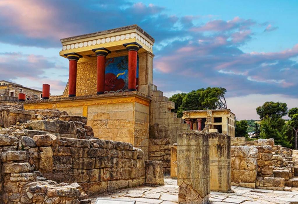 Ancient sites in  Crete