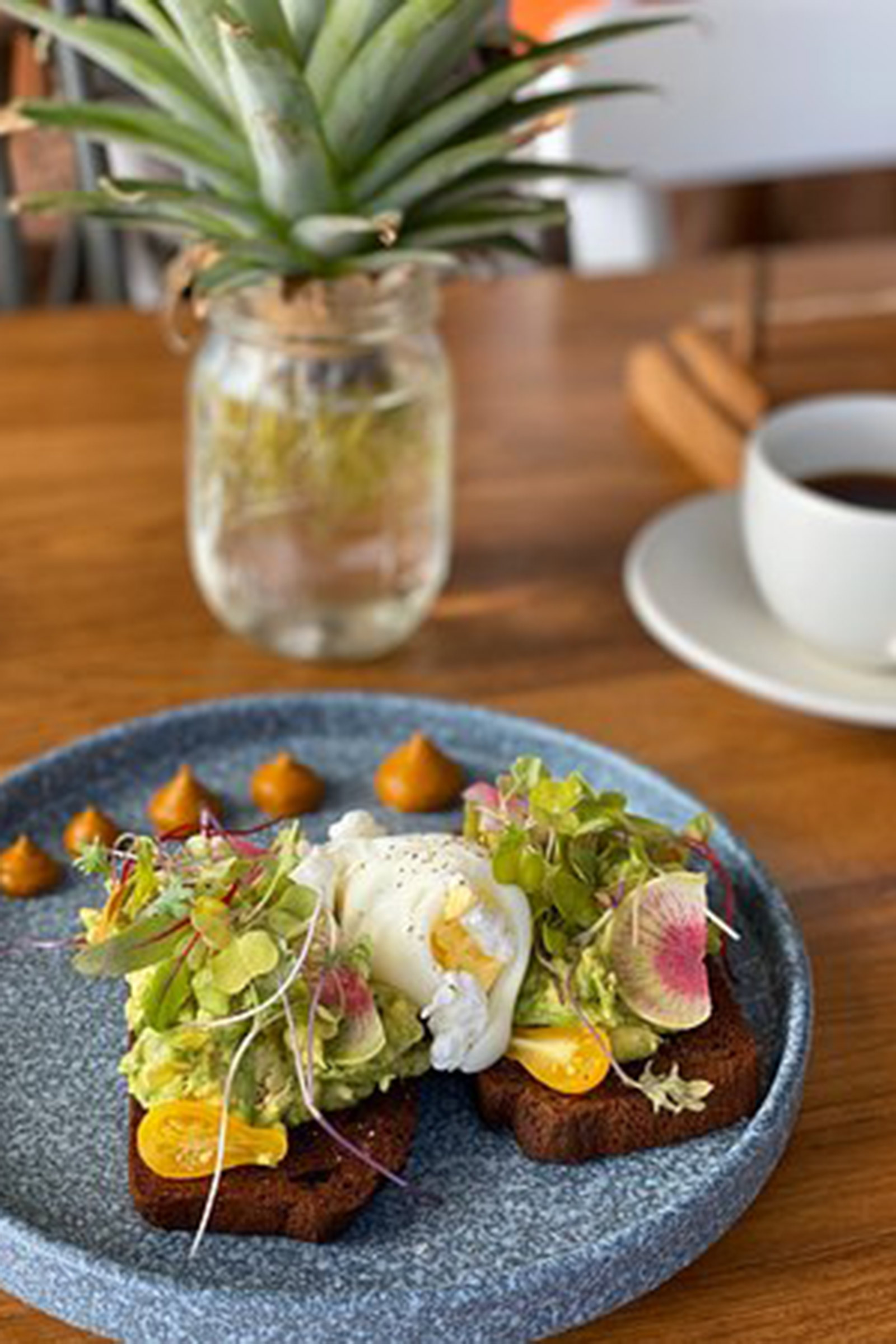 Breakfast, lunch, dinner, brunch, coffee, drinks, and cocktail menus all revolve around sustainably sourced whole food ingredients and dishes, proving that eco-conscious cooking can win over even the most demanding palate. If a vegan, this will become your personal favourite spot! - Image