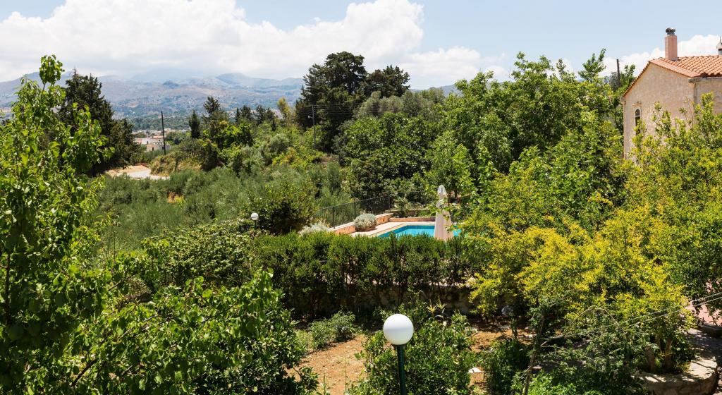 The area around the villa