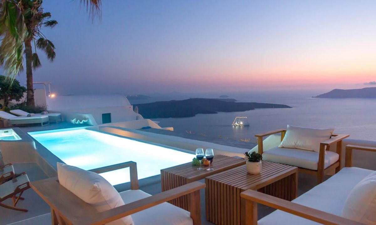 Santorini Villa Aesop jumbotron image