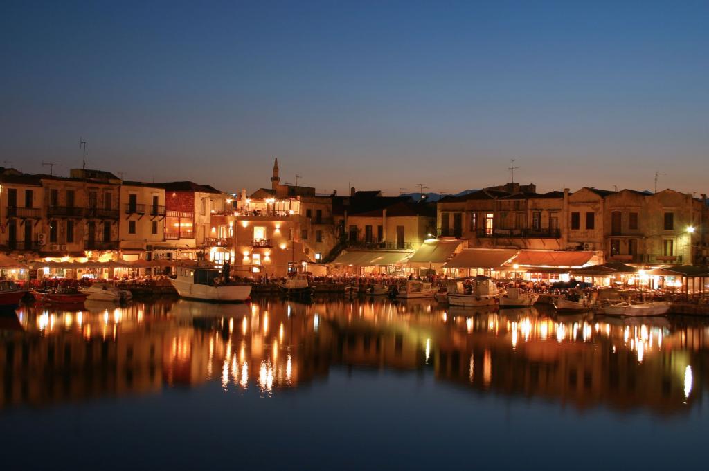 THE VENETIAN CITY OF RETHYMNON, CRETE.