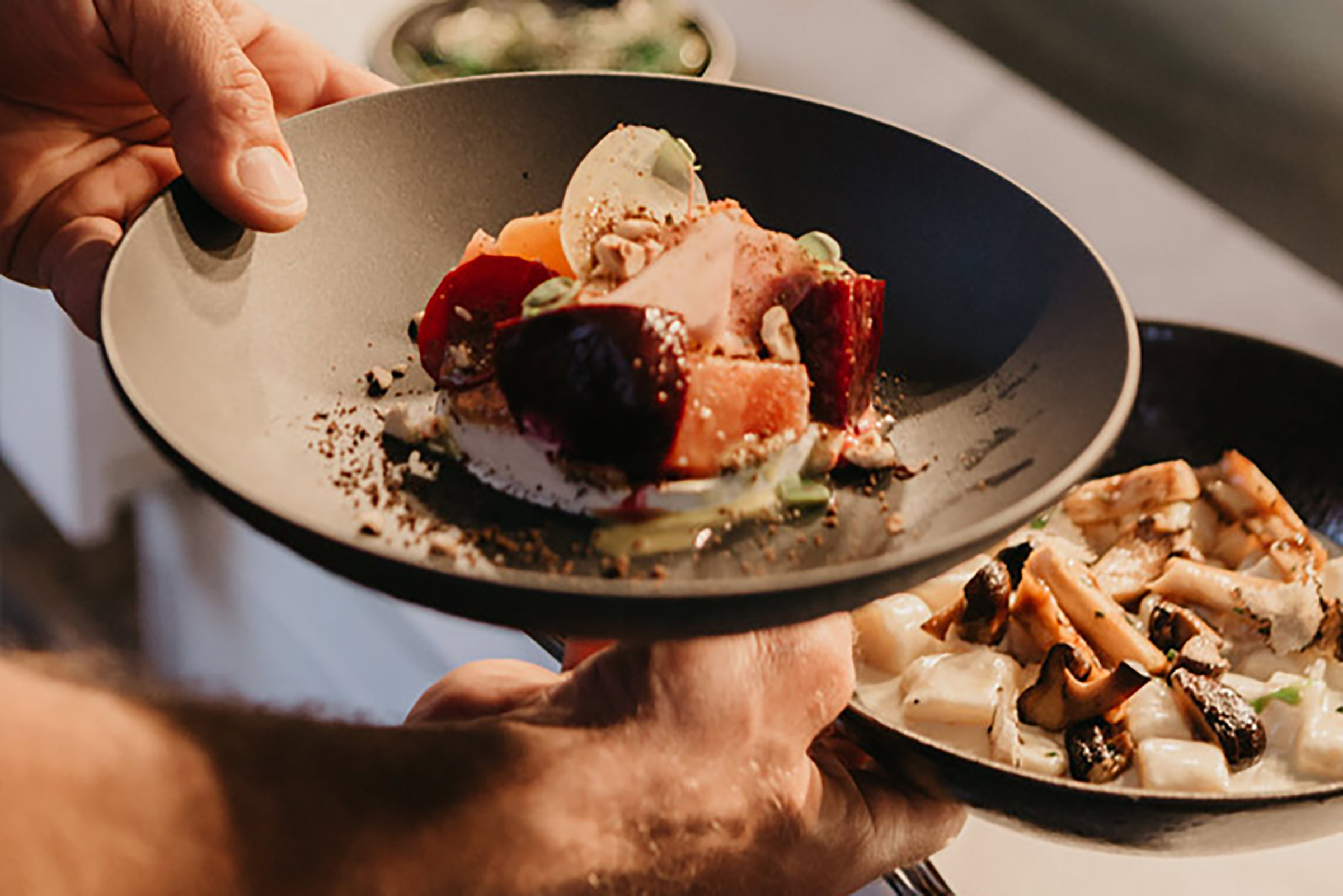 Mouth-watering dishes of Mediterranean cuisine with an international flair and a touch of Asia are combined with a wide range of wine labels from all five continents - Secondary Image