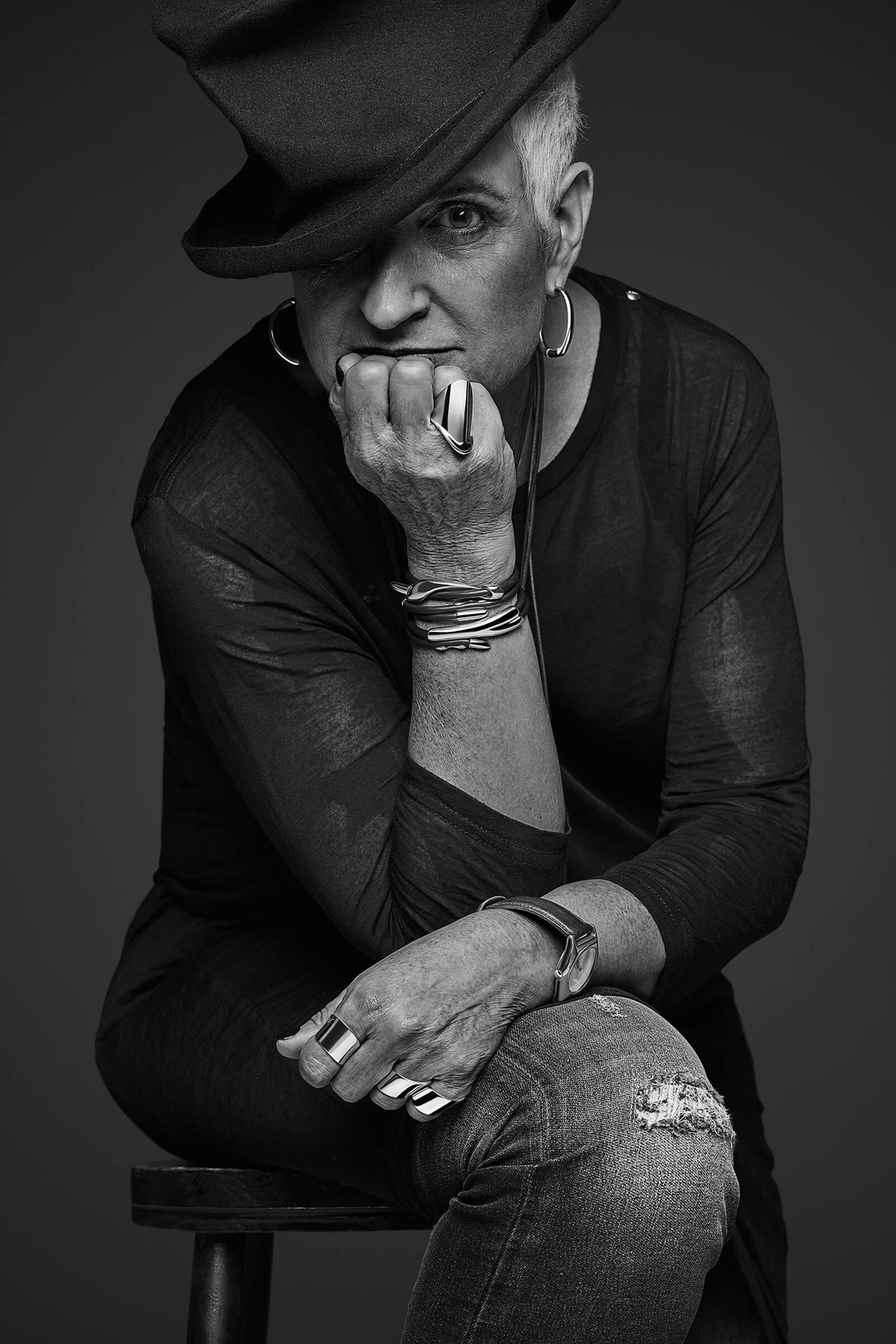 Minas personally designed and created every single jewelry prototype, carving it from a single piece of wax, from which he created the original mold. - Image